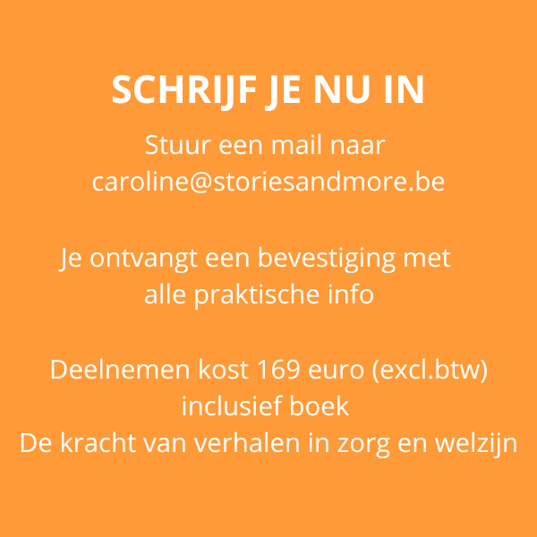 Schrijf je nu in voor de Masterclass Storytelling