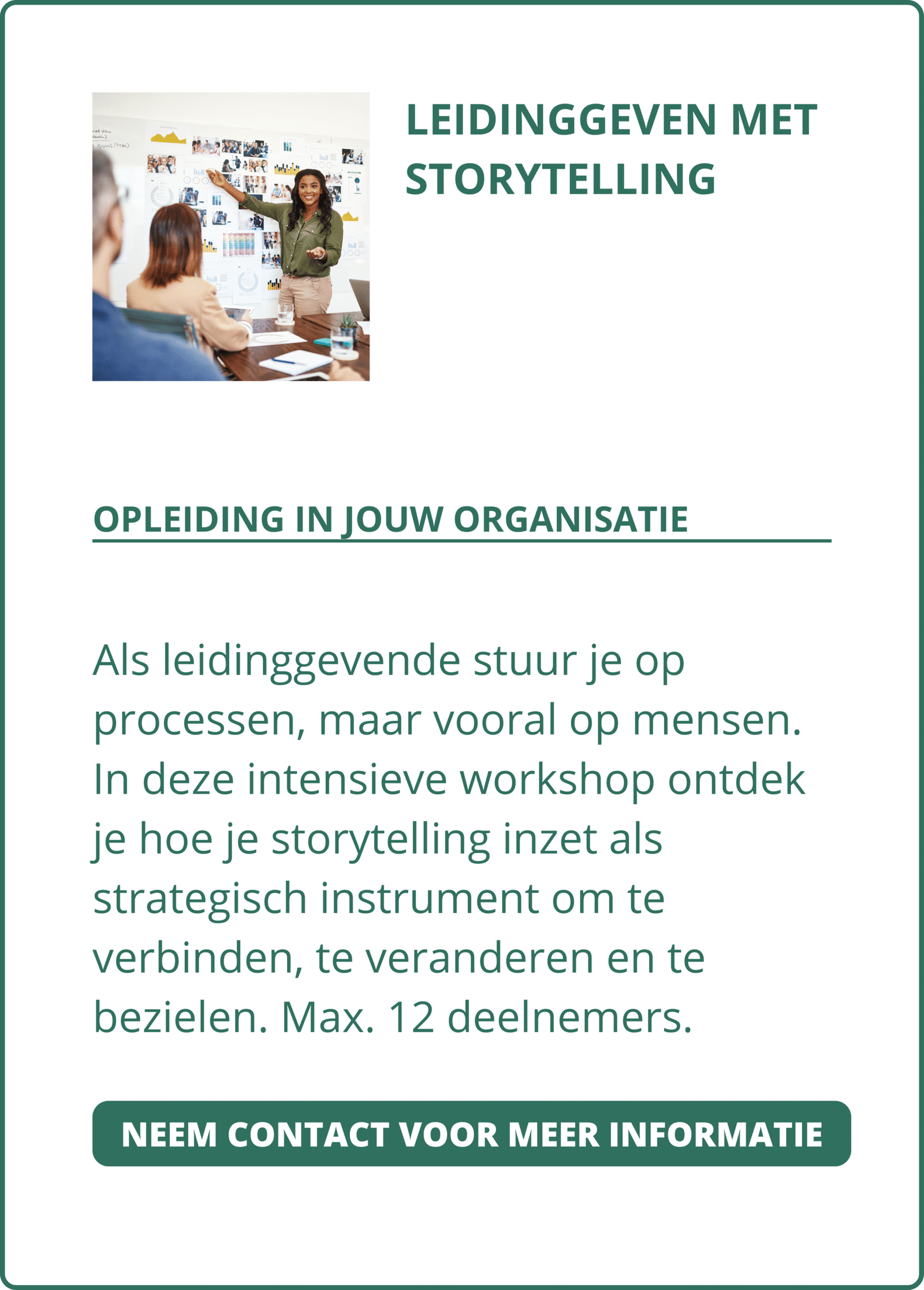 Leidinggeven met storytelling